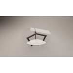 Металната основа за кафе маса модел „Форли“ Металната основа за кафе маса модел „Форли“