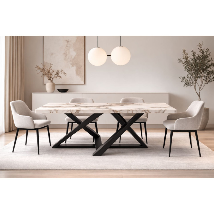 Метална основа за трапезна маса "Аверса" Метална основа за трапезна маса "Аверса"