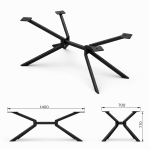 Металната основа за маса модел „Ла Специя“ 